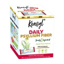 Konsyl Daily Psyllium Fiber Powder - 5g Sticks, 30 Pack - Natural Unflavored Soluble Dietary Fiber Supplement - Psyllium Husk Prebiotic for Digestive Support and Gut Health - Sugar Free, Keto & Vegan