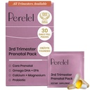 Perelel 3rd Trimester Prenatal Pack, Multivitamin with Magnesium, Omega 3, Probiotics & Calcium, Nutritional Support for Third Trimester Wellness, Soy & Gluten Free, Non GMO, 30 Daily Pill Packs