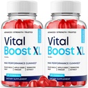 (2 Pack) VitalBoost XL Gummies For Men, High Performance Supplement Gummys with Advanced Maximum Strength Formula, All-Natural Premium Ingredients Support for Overall Health & Wellness Gomitas (120ct)