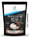 Astha Leanbeing Psyllium Husk (Sat-Isabgol) - 500 Grams (250 * 2) | Certified Organic | Fiber Supplement - Perfect for Keto Bread and Gluten Free Baking.