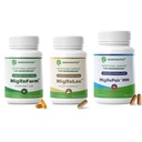 MigReForm, MigReLax & MigRePair MM 3-Bottle Bundle (180 Capsules) | Doctor Formulated Migraine Relief for Women | Hormonal & Menstrual Migraine Support | Relaxation, Sleep & Daily Migraine Help