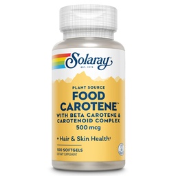 SOLARAY Carotene τροφίμων, Βιταμίνη A 10000 IU 