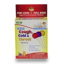 Lil Giggles Kids Medicated Cherry, Grape & Honey Lollipops - Gentle Relief for Kids' Coughs, Sore Throat, Cold Symptoms