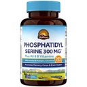Vitalitown Phosphatidylserine 300mg, Inositol, Acetyl L-Carnitine, Vitamin B Complex with Biotin, B12, B1, B2, Niacin, B5, B6, Folate, Brain Supplements for Memory and Focus, 120 Vegan Capsules