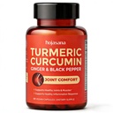 Turmeric Curcumin Supplement with Black Pepper & Ginger – High Potency 95% Curcuminoids for Joint Support, Mobility & Comfort, 20X Better Absorption, 60 Vegan Capsules
