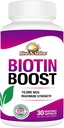 Αύξηση-N-Shine Biotin Boost 10.000 mcg Biotin 10000 mcg για την υποστήριξη των μαλλιών, του δέρματος, των νυχιών και των βλεφαριών 30 κόμης