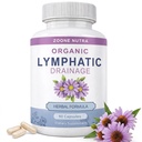 Lymphatic Drainage Capsules - Bloating & Water Retention Relief with Fucoxanthin for Metabolism Boost - Detox, Lymph & Immune Support with Dandelion - 90 Veggie Caps