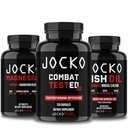 Jocko Fuel Supplements Bundle (3 Pack) - Test Booster for Men + Magnesium + Omega 3 Fish Oil