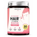 BOOVELLE Biotin Gummies for Hair, Skin & Nails,Vegan Hair Vitamins with Vitamins C & E, Supports Stronger Hair, Healthy Skin & Nails, Strawberry Gummies, 30 Count
