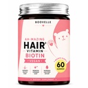 BOOVELLE Biotin Gummies for Hair, Skin & Nails, Vegan Hair Vitamins with Vitamins C & E, Supports Stronger Hair, Healthy Skin & Nails, Strawberry Gummies, 60 Count