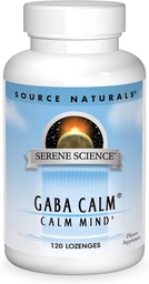 Source Naturals Serene Science, GABA Calm Γρήγορη διάλυση γεύση μέντας - 120 Lozenges