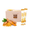 NANOCUMIN Turmeric Curcumin Red Liquid Supplement- 140mg Curcuminoids Ginseng Zinc - Maximum Absorption with 1nm Nano Tech, Supports Joints, Inflammatory, Antioxidant Health 10ml x 30 Sticks