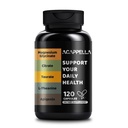 ACAPPELLA Magnesium Citrate Capsules with Magnesium Glycinate Capsules,Agnesium Taurate L-Theanine Apigenin Supplement - 120 Count