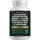 Arthronaturals 18 in 1, Joint Supplement with Glucosamine, Chondroitin, MSM, Hyaluronic Acid, Omega-3 and More, for Provides Joint Support, Improves Mobility & Long Term Health, Vegan - 60 CPS (1)