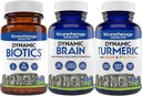 Probiotic, Dynamic Brain, Dynamic Turmeric: Ενέργεια, αρθρώσεις, πέψη, γνωστική υποστήριξη, μνήμη, εστίαση και σαφήνεια