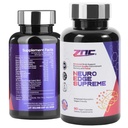 ZNC® Brain Supplement Nootropic for Memory & Focus with Alpha GPC Ginkgo Biloba Bacopa Monnieri Vitamin B6 B12 Phosphatidylserine 90 Ct