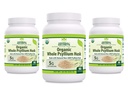 Herbal Secrets Whole Psyllium Husk Powder Supplement | 5 Grams per Serving | Non-GMO | Gluten-Free | Made in USA (16 Oz, Pack of 3)