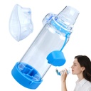 Inhaler Spacer for Adults Nessi OTC Spacer, FSA HSA Eligible, Spacer for Inhaler with Liquid Silicone Mask (Blue/Adult)