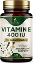Vitamin E 180mg Per Serving - E Vitamins DL-Alpha, Antioxidant-Rich Dietary Supplement for Skin, Heart, and Immune Support, USA Bottled, Easily Absorbed, Non-GMO & Gluten Free - 120 Softgels