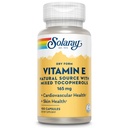 SOLARAY Vitamin E, Dry 200 IU w/Mixed Tocopherols | Healthy Cardiac Function & Skin Health Support | 100ct