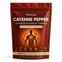 Sovexa Cayenne Pepper Softgels, Capsaicina Activa Advanced Botanical Circulation Support Formula for Energy & Cardiovascular Wellness, with D3K2, Grape Seed, Hawthorn, 300 Capsules