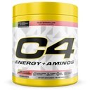 Cellucor C4 Energy + Aminos Powder, 5g BCAAs & EAAs for Muscle Recovery, 3 Electrolytes for Hydration, 100mg Natural Caffeine, Pre Workout, Zero Sugar, 30 Servings, Watermelon
