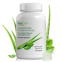AloeCure Aloe Vera Capsules, Made with Organic Aloe Vera to Gently Support Gut Health & Digestive Comfort, Stomach Acid Buffer, Natural Immune Supplement, Aloin Free, 60 Capsules x 12-Bottles