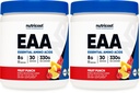 Nutricost EAA Powder 30 Servings (Fruit Punch) - Essential Amino Acids - Non-GMO, Gluten Free, Vegetarian Friendly (Pack of 2)