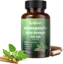 Ashwagandha Capsules 600mg – Extra Strength Root Extract with Black Pepper – Vegan, Non-GMO Supplement – Made in USA – 120 Capsules