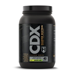 HOSSTILE CDX Cluster Dextrin Powder - Highly Branched Cyclic Dextrin HBCD Carb Powder, Carb Supplement for Intra Workout Carbs & Post Workout, Lemon Lime, 40 Servings