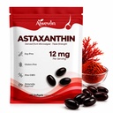 Astaxanthin 12mg Softgels Supplement, 120 Natural Astaxanthin from Microalgae with MCT Oil for Better Absorption, High Potency Antioxidant for Skin Eye Heart Joint Support, Non-GMO Gluten Free