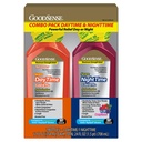 GoodSense Daytime and Nighttime Max Strength Severe Cold and Flu Relief Combination Pack; Cold and Flu Medicine for Day and Night, 12 Fl Oz Each