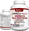 MiracleMulti Multivitamin for Women - Γυναικεία Φόρμουλα Υποστήριξης, Ανοσολογική Υποστήριξη, Ορυκτά, Βιοτίνη, Αντιοξειδωτικά & Superfoods Blend – 60 Κάψουλες