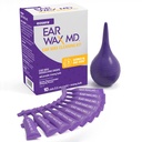 eosera Ear Wax MD Cleaning Kit - Fast-Acting Ear Wax Dissolving Drops & Rinse Bulb Syringe - Doctor Recommended, Clinically Proven Earwax Dissolver for Adults & Kids - Works in 15 Minutes - 10 Vials