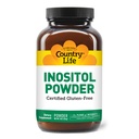 Country Life Inositol Powder 1100mg, 8 oz, Certified Gluten Free, Certified Vegan