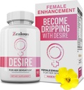 Desire Female Drive Enhancement Pills for Women – Libido Support Supplement – Passion, Excitement & Sensitivity Support - Energy & Vitality Formula - Daily Female Wellness Capsules (1 Pack)