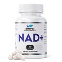 NAD Supplement for Anti-Aging and Cell Regeneration | NAD Booster 500mg Per Serving | NMN Supplement Alternative | Similar to Nicotinamide Riboside | 60 Capsules (30 Day Supply)