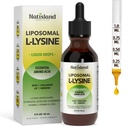 Liposomal L-lysine Monolaurin Liquid Drops, Lysine 1000MG Supplement for Adults & Kids, Echinacea & Elderberry with Vitamin C & D3, Zinc, for Lip & Skin Health, Collagen & Immune Support, 2 Fl Oz