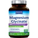 Innate Vitality Magnesium Glycinate 500mg | 70mg Elemental Magnesium Supplement - High Absorption, Non Buffered, Non-GMO & No Gluten - Vegan - Nerve Health - 240 Capsules (Pack of 1)