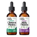 Wild & Organic Chanca Piedra Tincture 2 fl oz & Milk Thistle Tincture 2 fl oz