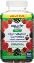 Equate Multivitamin Gummies for General Health, Natural Fruit, 300 Count, Pack 01 + Sticker