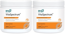 SFI Health Klaire Labs VitaSpectrum Powder - Children's Multivitamin/Mineral with 23 Essential Nutrients, Tropical Flavor for Kids, No Copper, Iron, Gluten or Casein (171 G / 30 Servings) (Pack of 2)