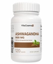 Ashwagandha Root Extract 900 mg with Black Pepper Extract 10mg Per Serving 120 Vegetarian Capsules, Non-GMO & Gluten Free