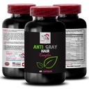 Anti gray hair supplement - ANTI GRAY HAIR COMPLEX - Gray hair care, Fresh tone, Color balance, Hair shade renewal, Youthful hair, Color revival, Anti gray hair pills 1 Bottle 60 Capsules