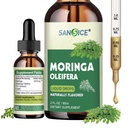 Organic Moringa Liquid Drops - Moringa Oleifera Leaf Extract For Women & Men, Moringa Supplement for Energy, Skin & Antioxidant - Faster Absorption Than Capsules or Powder-Vegan, Gluten Free, 2 Fl Oz
