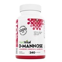 Plantvital D Mannose Capsules with Cranberry - D-mannose 1000mg per serving - High Potency for Bladder, Kidney and Urinary Tract Support - Cranberry Powder with Hibiscus and Dandelion- 4 Months Supply