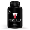 Masculino Male Enhancing Supplement – Natural Male Enhancement & Enlargement Tablets – Supports Blood Flow, Performance, Firmness & Stamina – 60 Pills