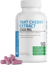 Bronson Tart Cherry Extract 2500 mg Premium Μη ΓΤΟ Formula Συσκευασμένη με Αντιοξειδωτικά και Φλαβονοειδή, 90 κάψουλες χορτοφάγων