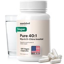 Nourished 40:1 Myo-inositol & D-Chiro Inositol Supplement for Women with Fertility, Skin Health, or Menstrual Cycle Symptoms - Hormone Balance for Women - 120 Capsules