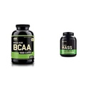 OPTIMUM NUTRITION Instantized BCAA Capsules, Keto Friendly Branched Chain Essential Amino Acids with Serious Mass Weight Gainer Protein Powder for Immune Support, Vanilla